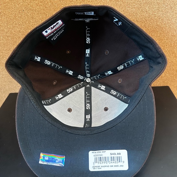 New Era San Diego Padres Jackie Robinson #42 Side Patch Black UV 59FIFTY Hat - Picture 8 of 10